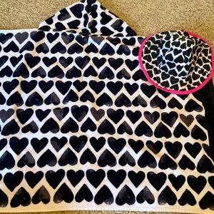 Pottery Barn Kids Beach Towel and matching hat